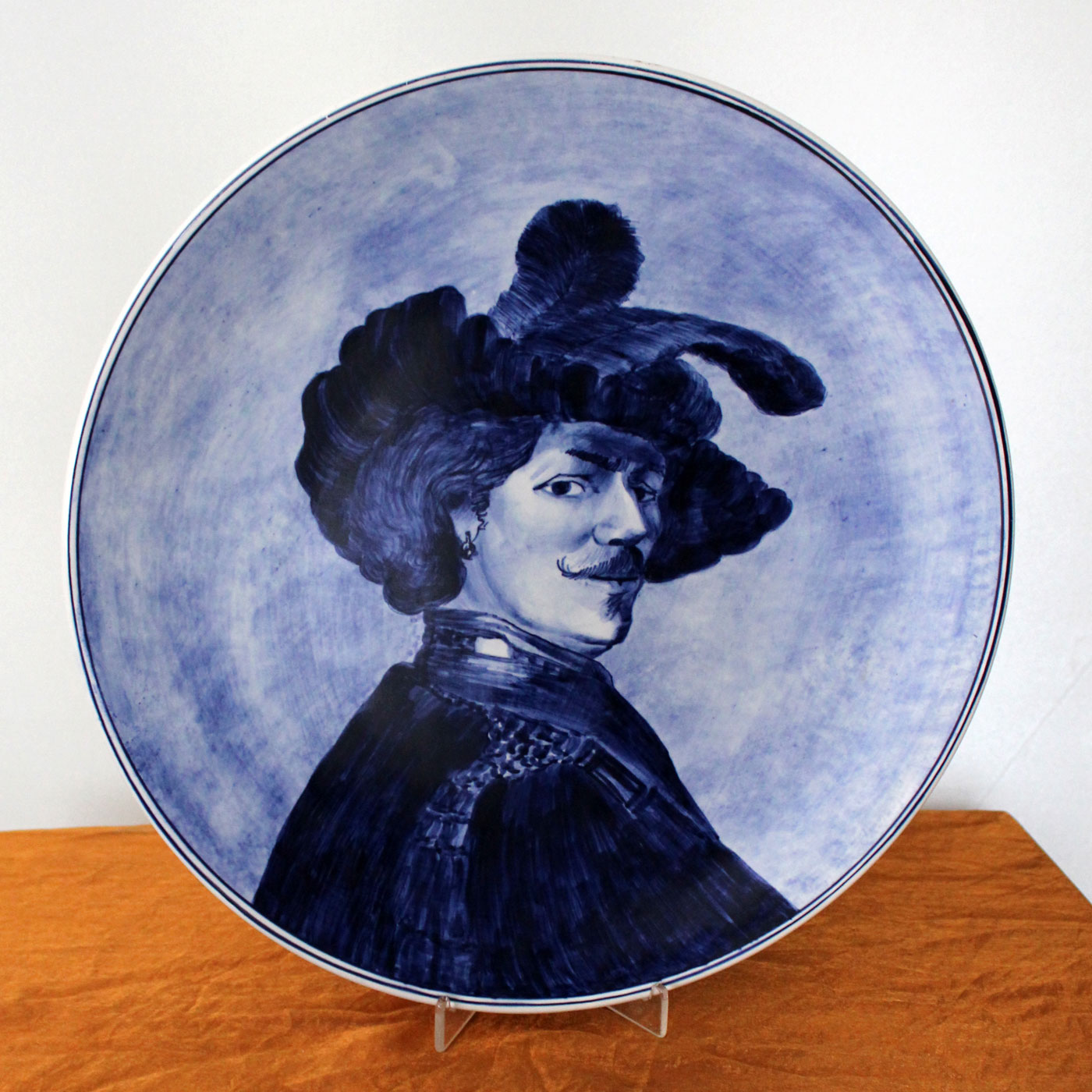 Old LARGE XL Delft Blue white COLLECTOR PLATE COLLECTOR PLATE eBay