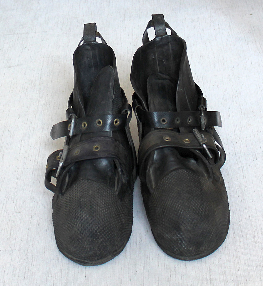 ORIGINAL RUSS. CCCP TIEF TAUCHER SCHUHE 6kg DIVING DEEPWATER BOOTS